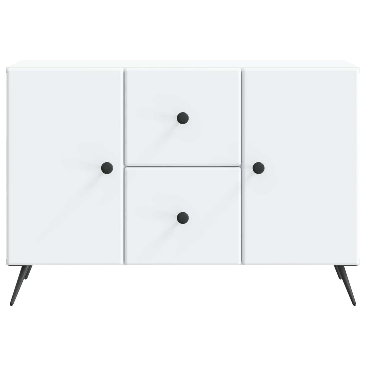 Sideboard Hvid 89 x 34,5 x 60 cm Konstrueret træ