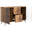 Sideboard Gammelt træ 89 x 34,5 x 60 cm Konstrueret træ