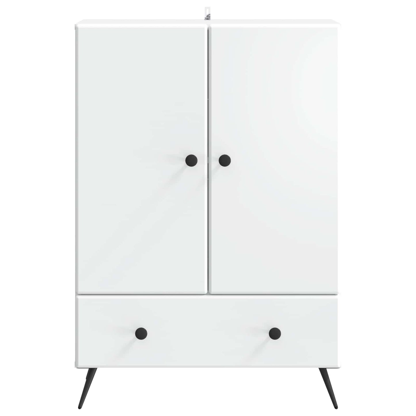 Sideboard Hvid 66 x 34,5 x 95 cm Konstrueret træ