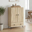 Sideboard Sonoma-eg 66 x 34,5 x 95 cm Konstrueret træ