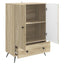 Sideboard Sonoma-eg 66 x 34,5 x 95 cm Konstrueret træ