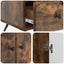 Sideboard med skuffe Røget eg 66 x 34,5 x 95 cm Konstrueret træ
