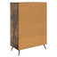 Sideboard med skuffe Røget eg 66 x 34,5 x 95 cm Konstrueret træ
