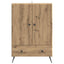 Sideboard Artisan-eg 66 x 34,5 x 95 cm Konstrueret træ