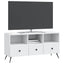 TV-skab med skuffe Hvid 102 x 34,5 x 50 cm Konstrueret træ