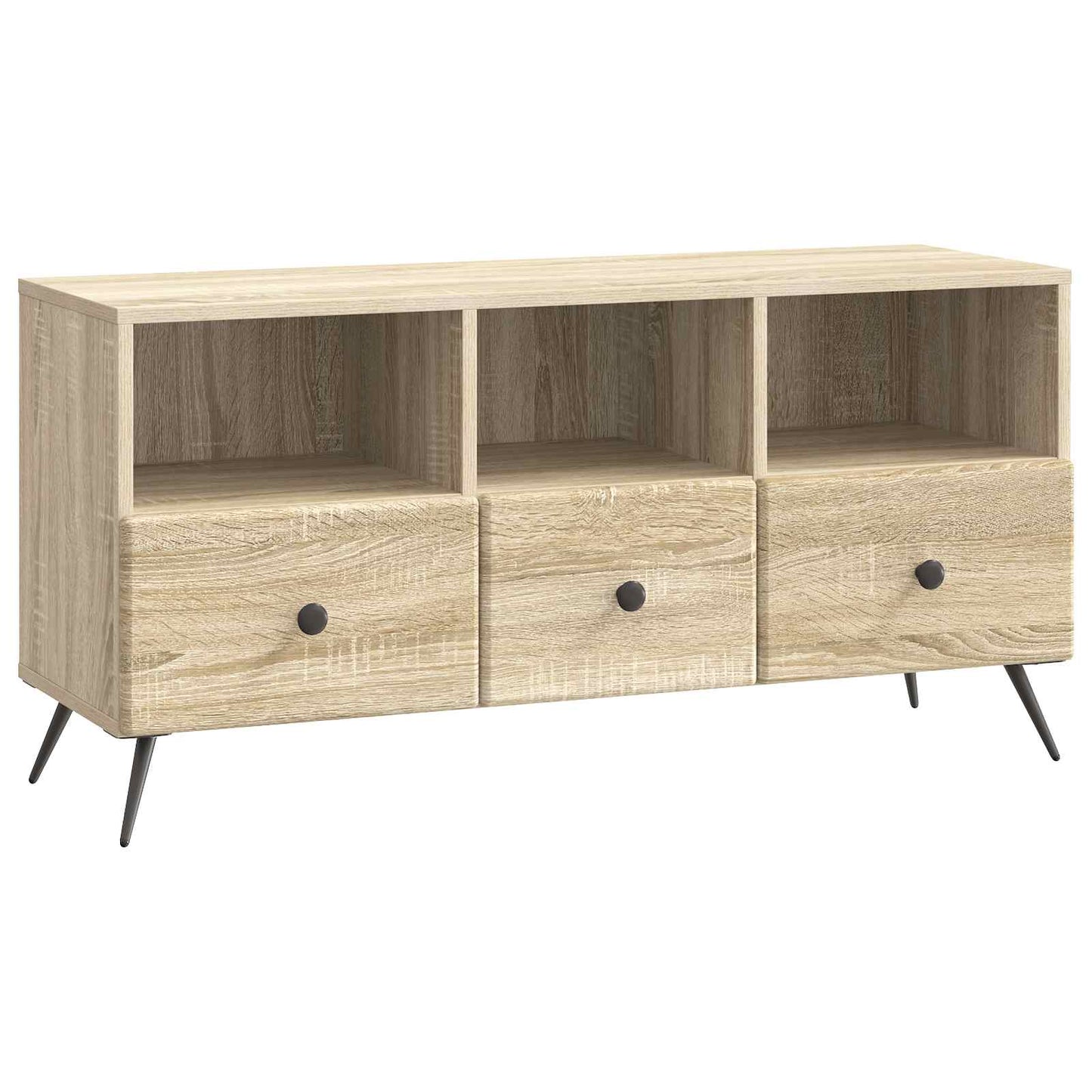 TV-skab med skuffe Sonoma-eg 102 x 34,5 x 50 cm Konstrueret træ
