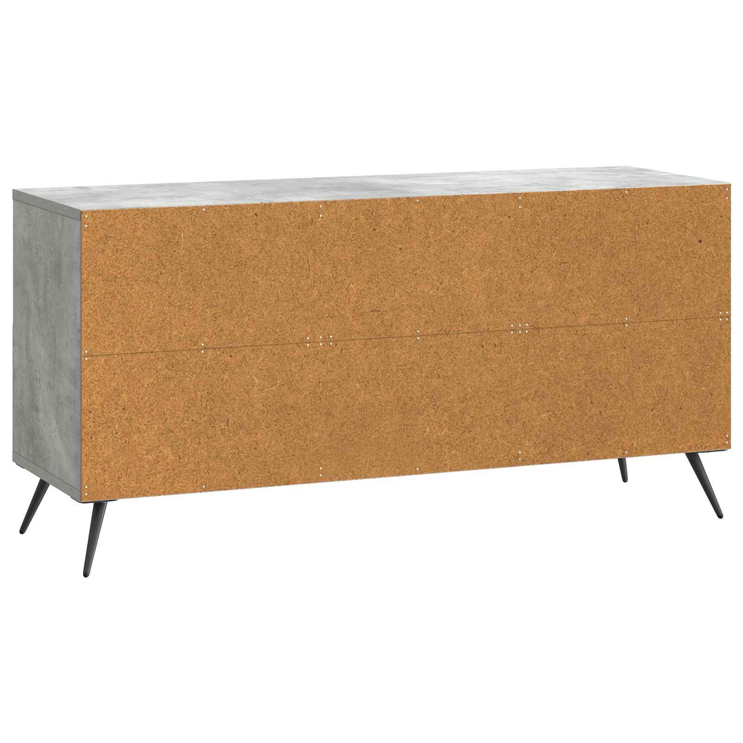 TV-skab med skuffe Betongrå 102 x 34,5 x 50 cm Konstrueret træ