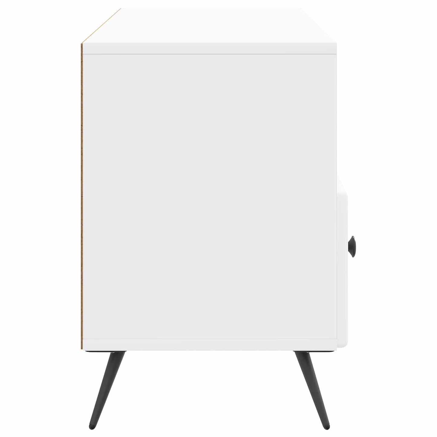 TV-skab Hvid højglans 102 x 34,5 x 50 cm Konstrueret træ