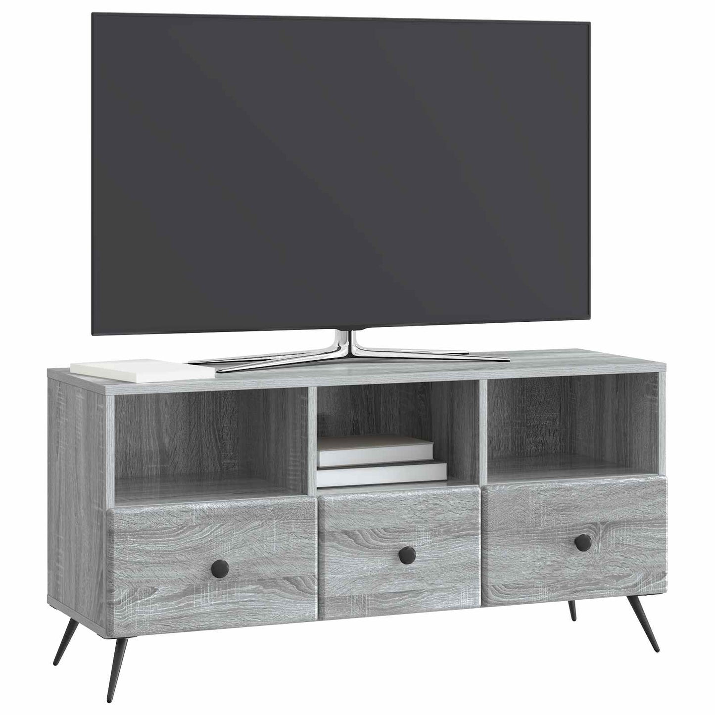 TV-skab Grå sonoma-eg 102 x 34,5 x 50 cm Konstrueret træ