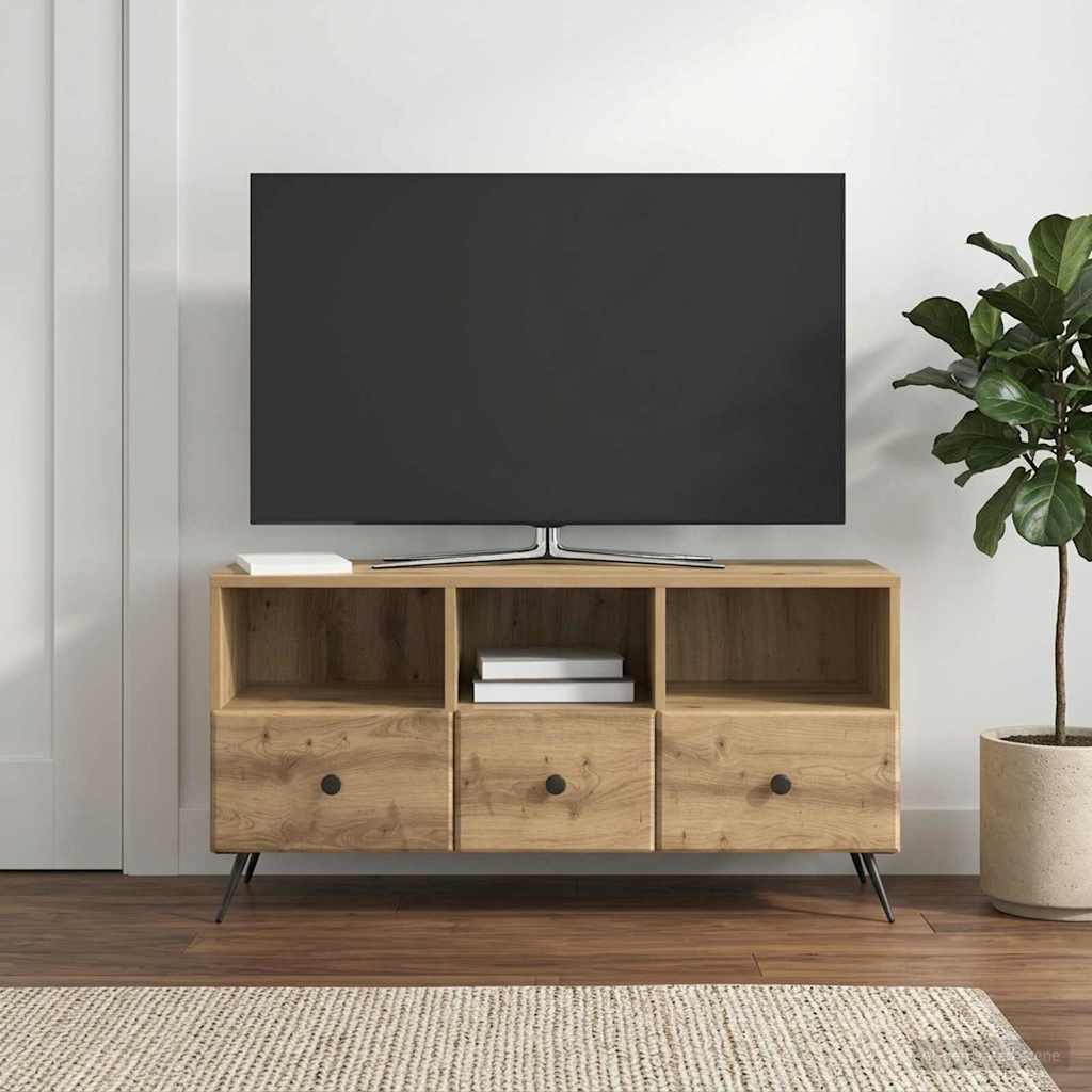 TV-skab Artisan-eg 102 x 34,5 x 50 cm Konstrueret træ