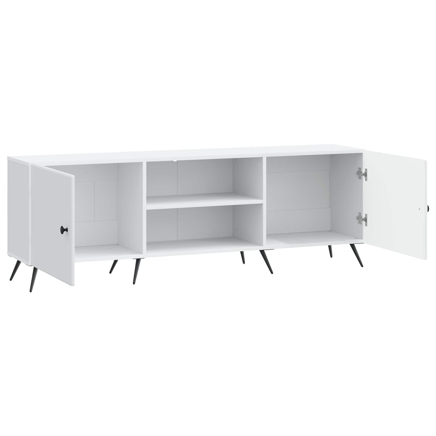 TV-skab Hvid 150 x 31 x 50 cm Konstrueret træ