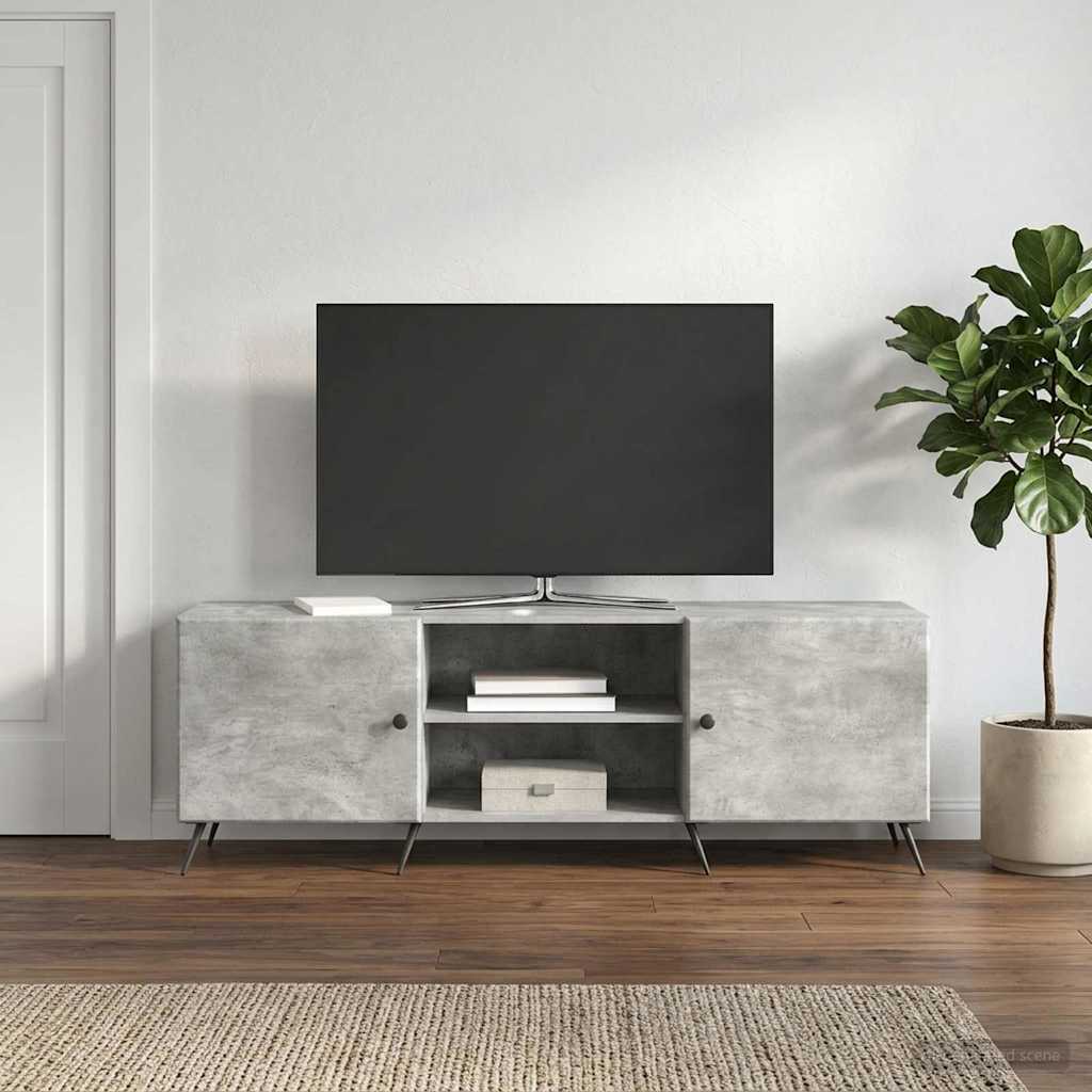 TV-skab Betongrå 150 x 31 x 50 cm Konstrueret træ