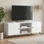 TV-skab Hvid højglans 150 x 31 x 50 cm Konstrueret træ