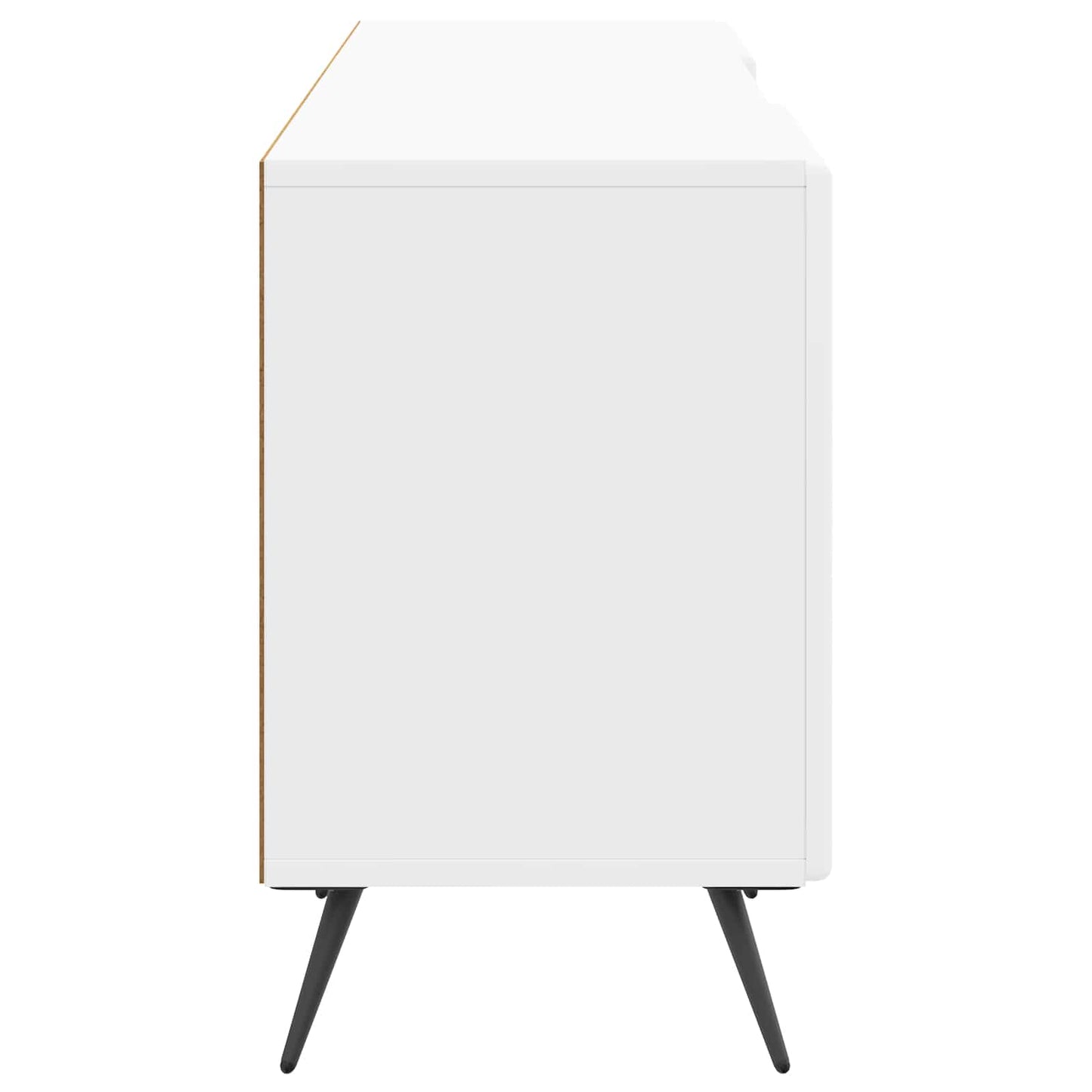 TV-skab Hvid højglans 150 x 31 x 50 cm Konstrueret træ