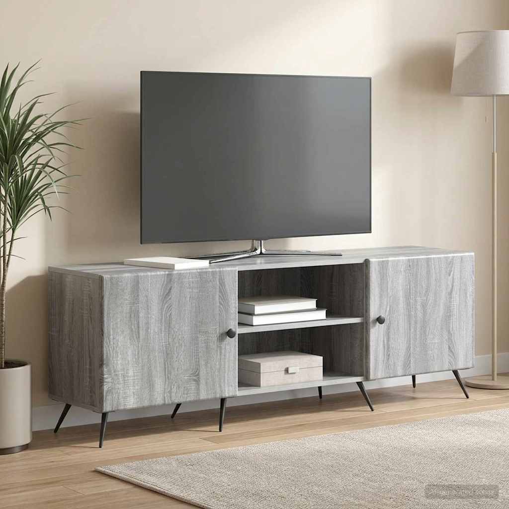 TV-skab 150 x 31 x 50 cm Grå sonoma-eg Konstrueret træ