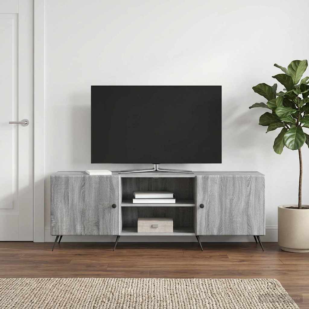 TV-skab 150 x 31 x 50 cm Grå sonoma-eg Konstrueret træ