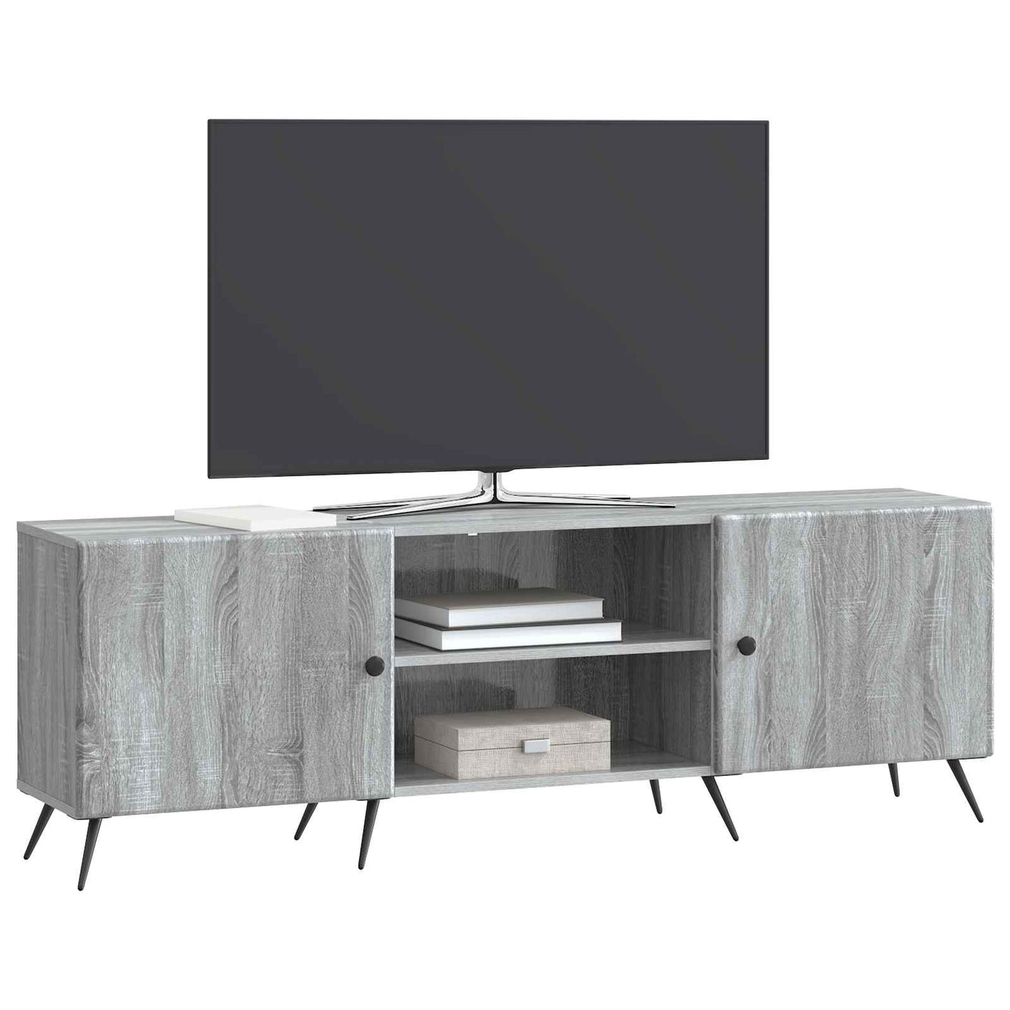 TV-skab 150 x 31 x 50 cm Grå sonoma-eg Konstrueret træ