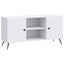 TV-skab Hvid 102 x 34,5 x 50 cm Konstrueret træ