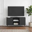 TV-skab Sort 102 x 34,5 x 50 cm Konstrueret træ