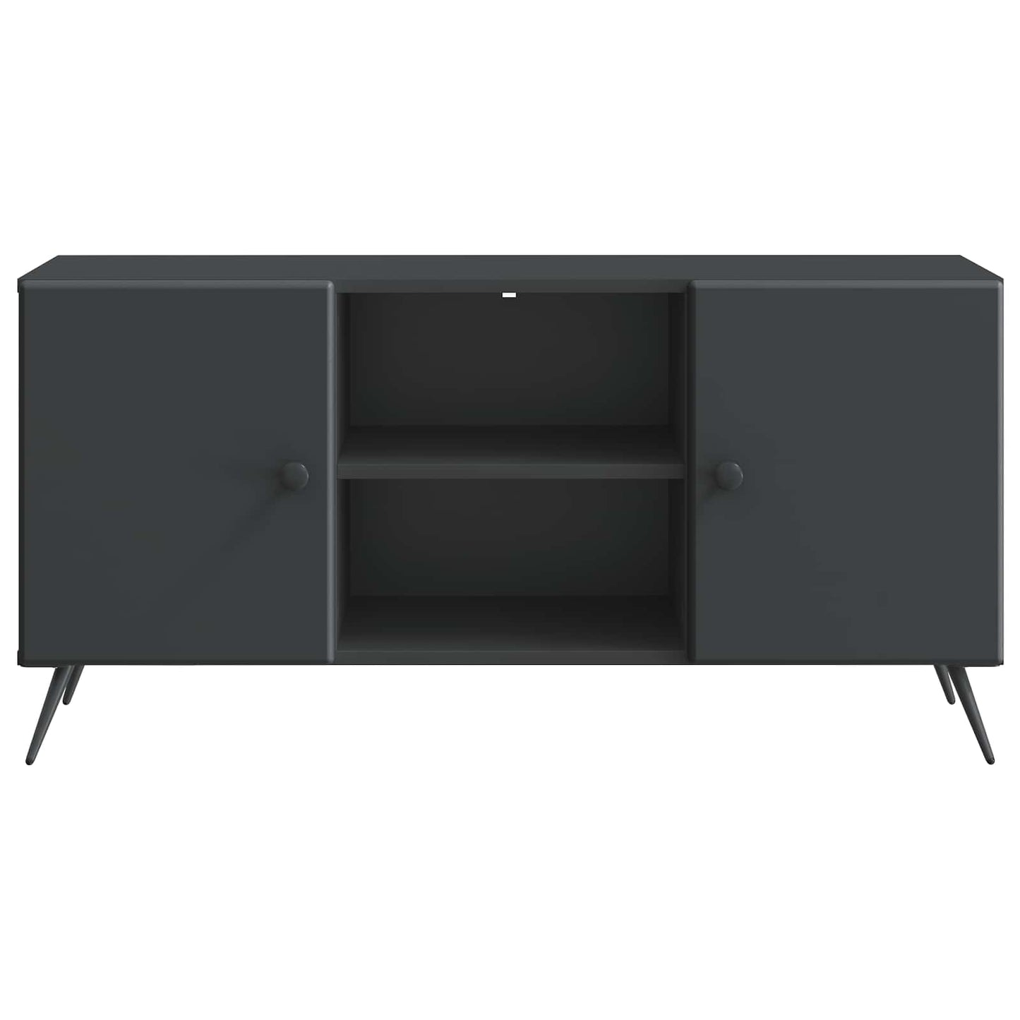 TV-skab Sort 102 x 34,5 x 50 cm Konstrueret træ
