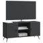 TV-skab Sort 102 x 34,5 x 50 cm Konstrueret træ