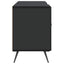 TV-skab Sort 102 x 34,5 x 50 cm Konstrueret træ