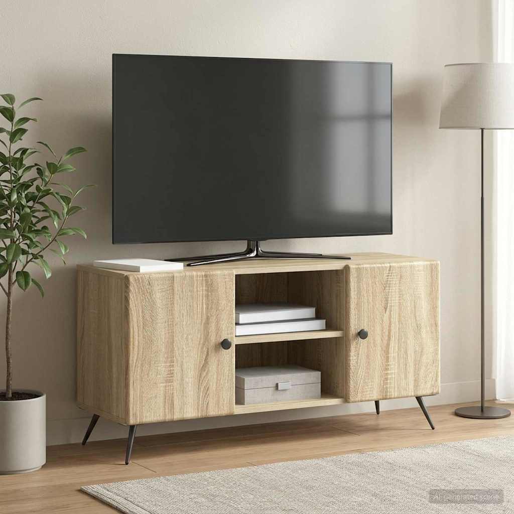 TV-skab Sonoma-eg 102 x 34,5 x 50 cm Konstrueret træ