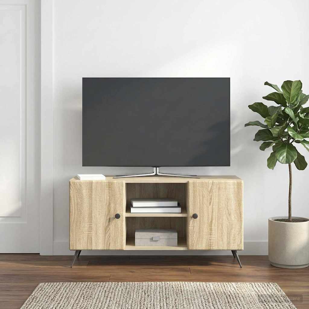 TV-skab Sonoma-eg 102 x 34,5 x 50 cm Konstrueret træ