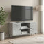 TV-skab Betongrå 102 x 34,5 x 50 cm Konstrueret træ