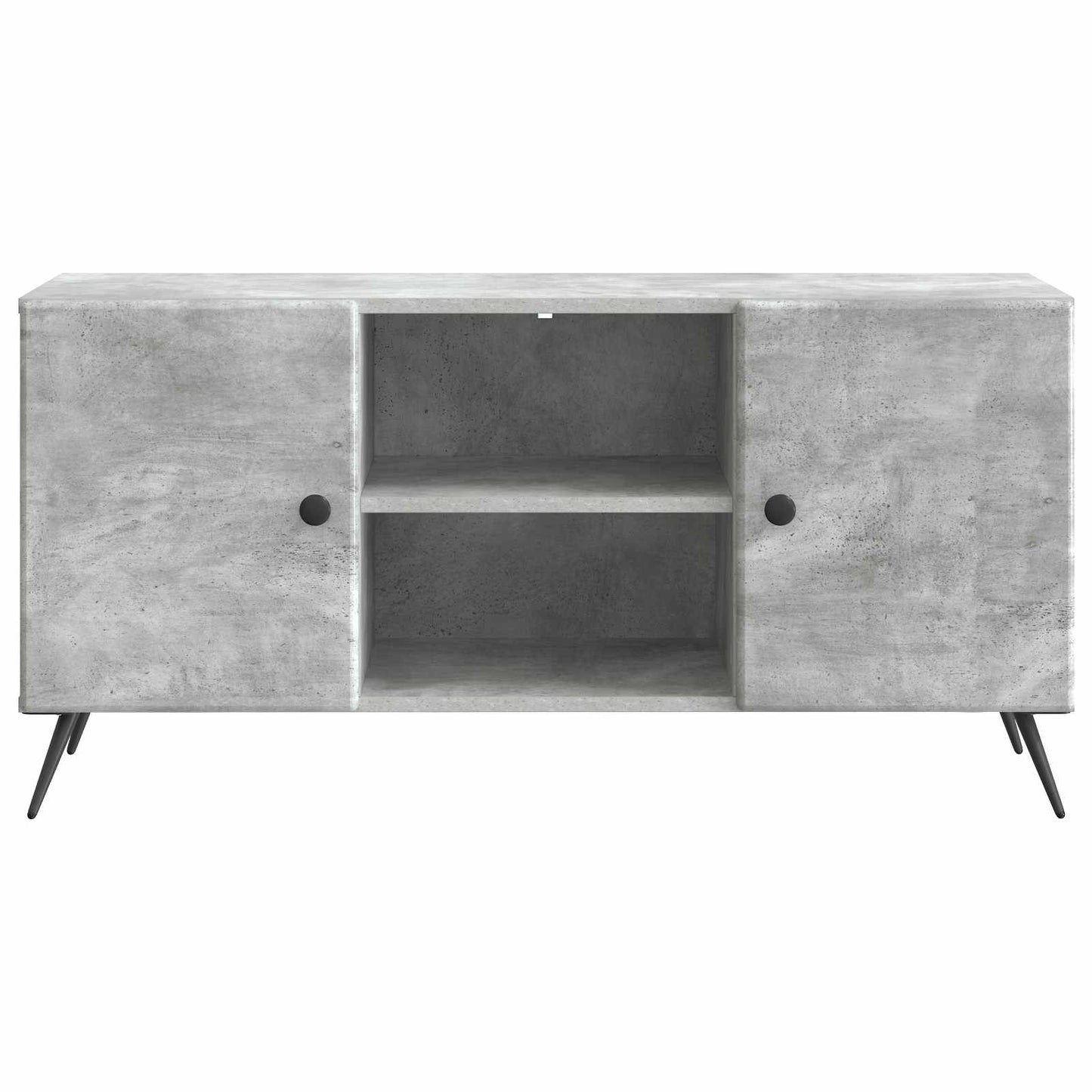 TV-skab Betongrå 102 x 34,5 x 50 cm Konstrueret træ