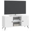 TV-skab Hvid højglans 102 x 34,5 x 50 cm Konstrueret træ