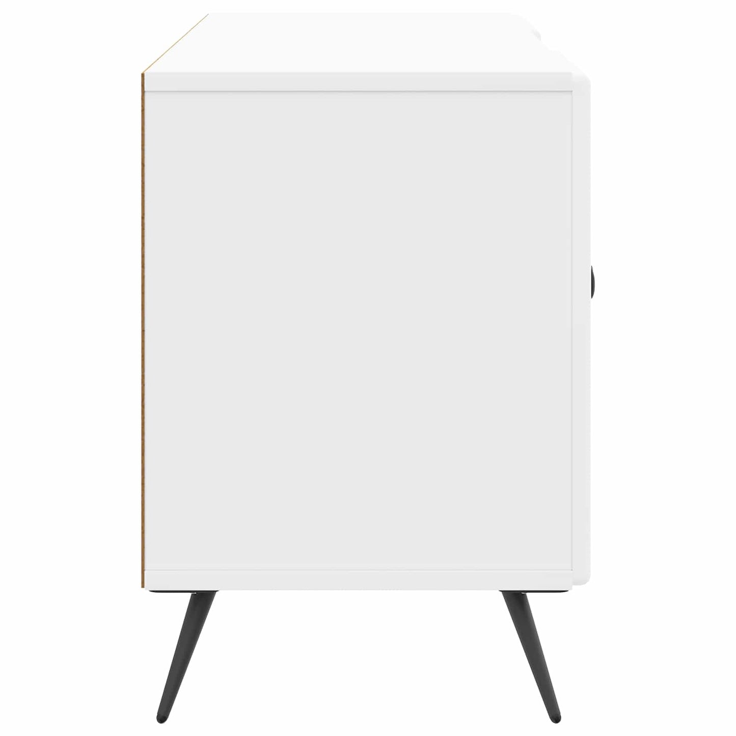 TV-skab Hvid højglans 102 x 34,5 x 50 cm Konstrueret træ