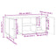 TV-skab Røget eg 102 x 34,5 x 50 cm Konstrueret træ