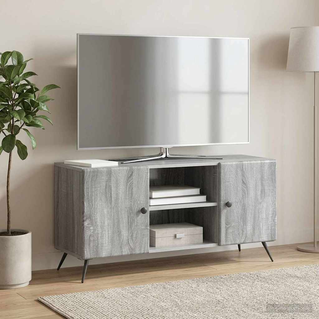 TV-skab Grå sonoma-eg 102 x 34,5 x 50 cm Konstrueret træ
