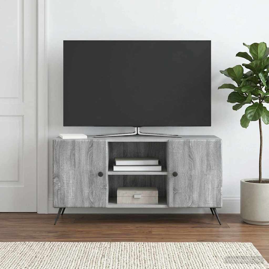 TV-skab Grå sonoma-eg 102 x 34,5 x 50 cm Konstrueret træ