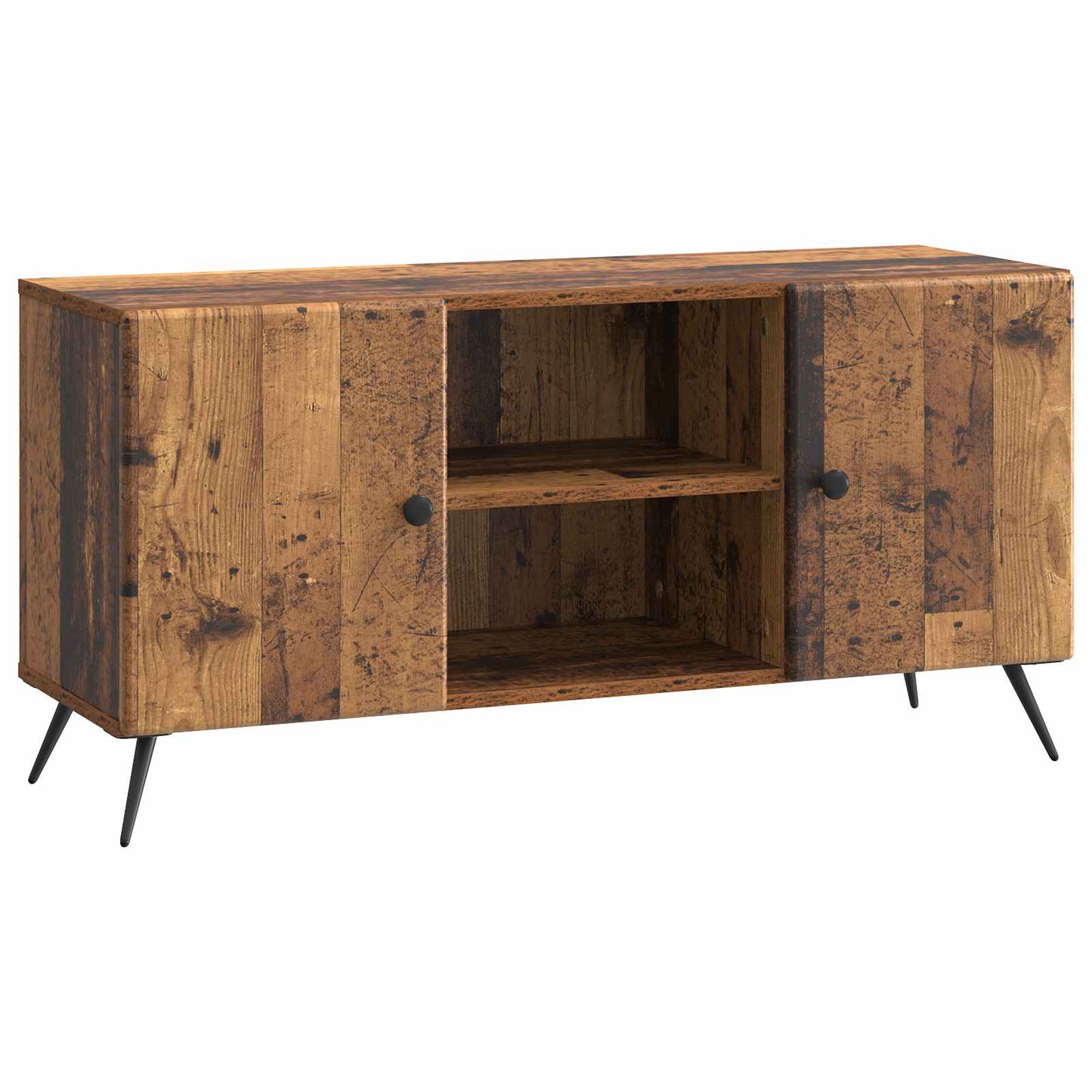 TV-skab Gammelt træ 102 x 34,5 x 50 cm Konstrueret træ