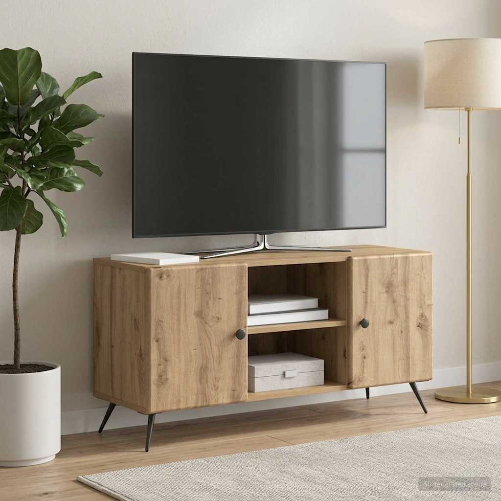 TV-skab Artisan-eg 102 x 34,5 x 50 cm Konstrueret træ
