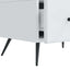TV-skab med skuffe Hvid 147 x 34,5 x 30 cm Konstrueret træ