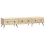 TV-skab med skuffe Sonoma-eg 147 x 34,5 x 30 cm Konstrueret træ
