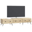TV-skab med skuffe Sonoma-eg 147 x 34,5 x 30 cm Konstrueret træ