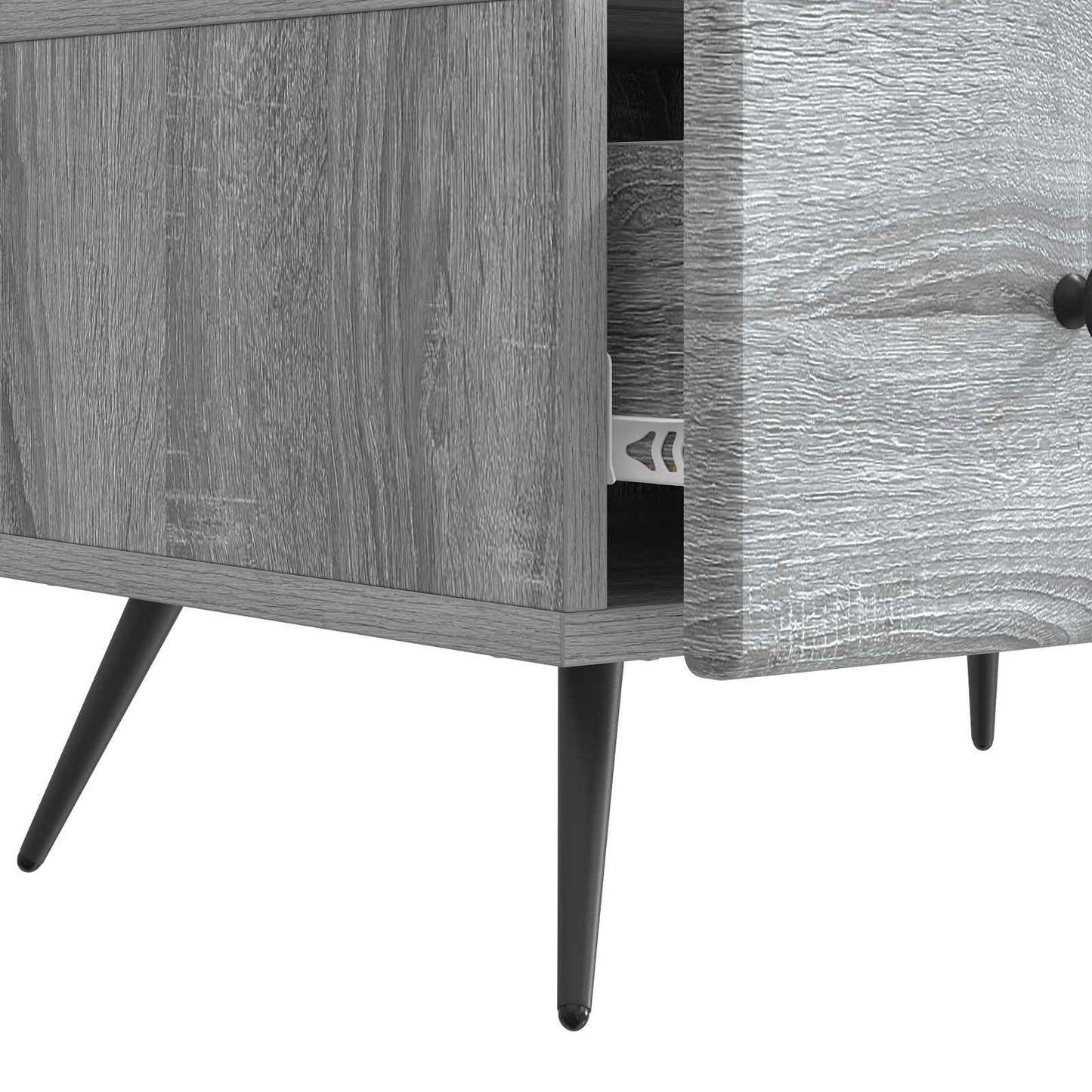 TV-skab Grå sonoma-eg 147 x 34,5 x 30 cm Konstrueret træ
