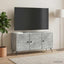 TV-skab Betongrå 99 x 34,5 x 50 cm Konstrueret træ