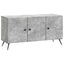 TV-skab Betongrå 99 x 34,5 x 50 cm Konstrueret træ