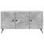 TV-skab Betongrå 99 x 34,5 x 50 cm Konstrueret træ