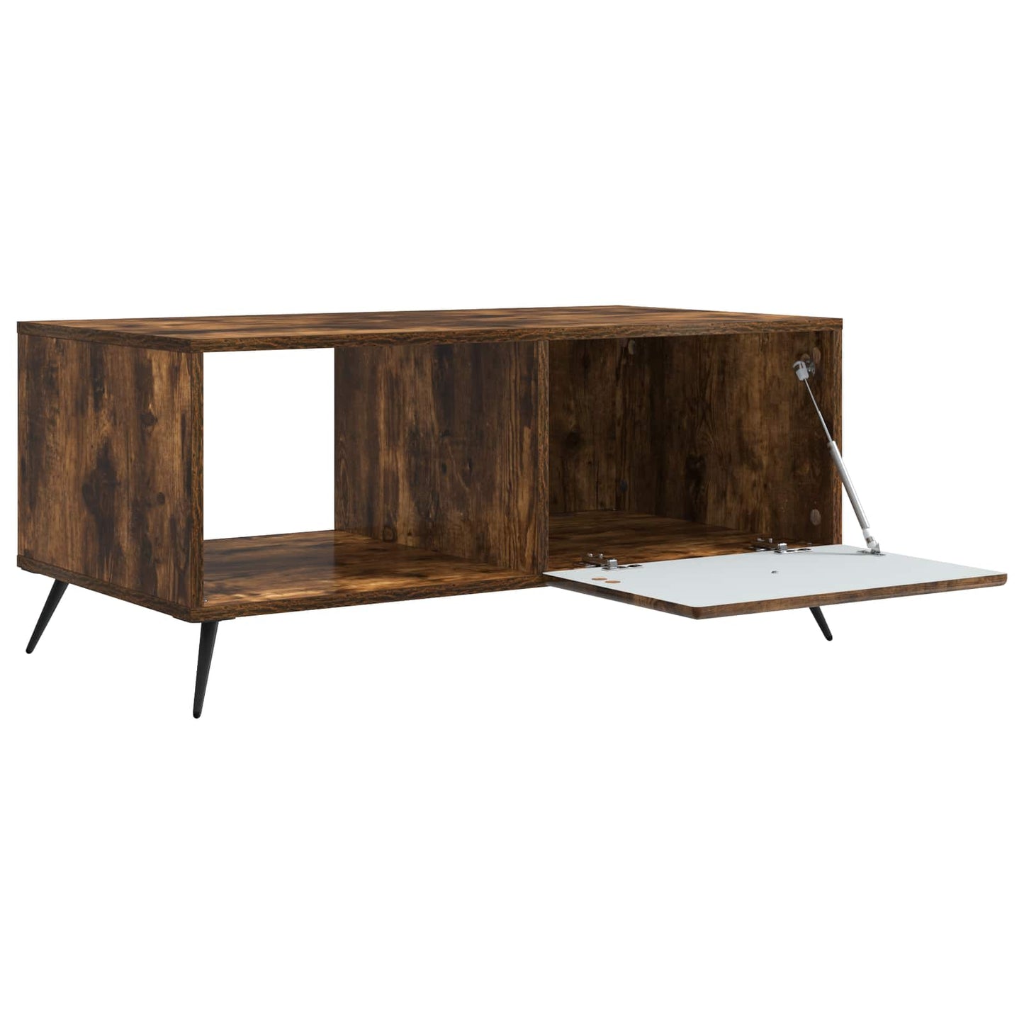 Sofabord Røget eg 90 x 50 x 40 cm Konstrueret træ