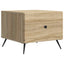 Sofabord med skuffe Sonoma-eg 49 x 50 x 40 cm Konstrueret træ
