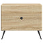 Sofabord med skuffe Sonoma-eg 49 x 50 x 40 cm Konstrueret træ