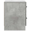 Natskab 2 pcs Betongrå 43 x 34,5 x 44,5 cm Konstrueret træ