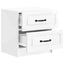 Natskab 2 pcs Hvid højglans 43 x 34,5 x 44,5 cm Konstrueret træ