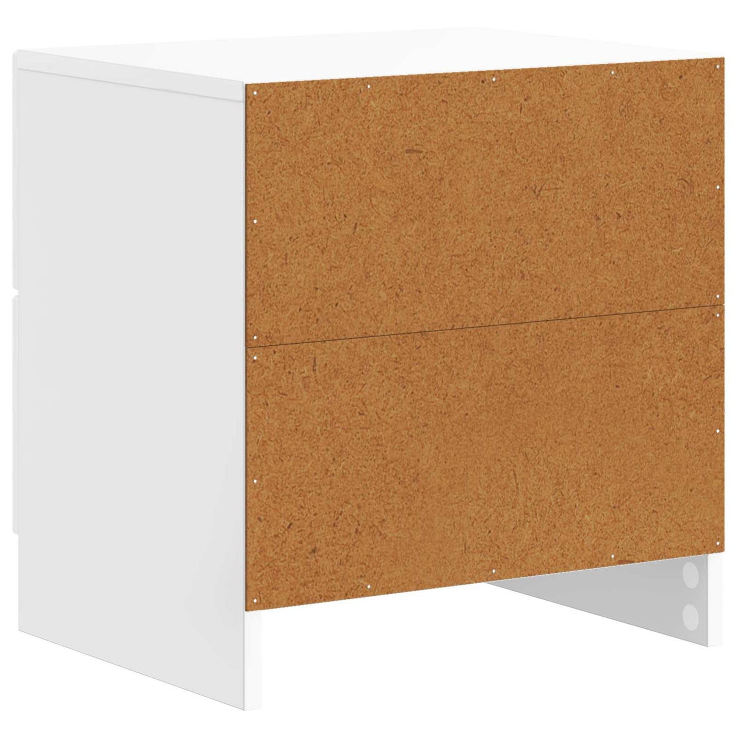 Natskab 2 pcs Hvid højglans 43 x 34,5 x 44,5 cm Konstrueret træ